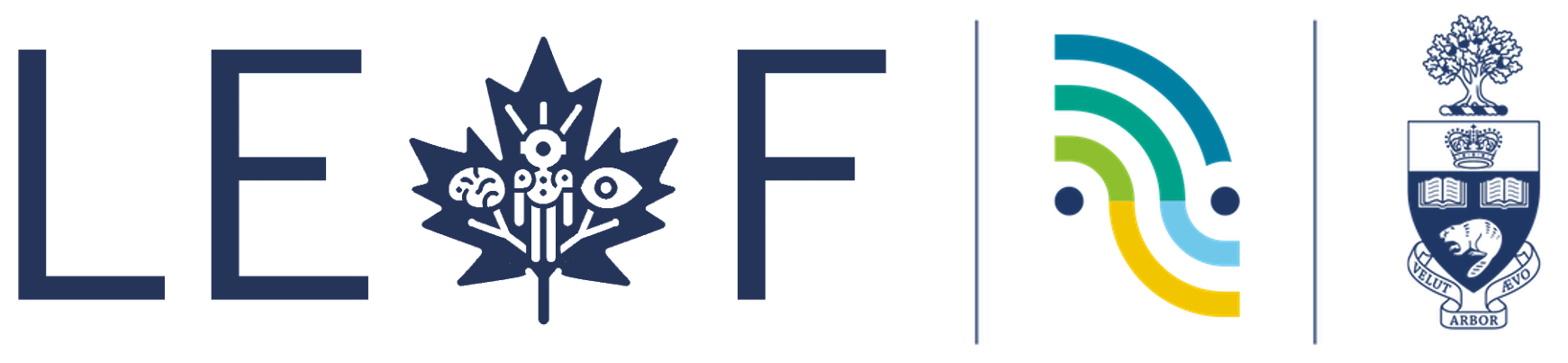 LEAF Lab, Vector Institute, and UofT Logos